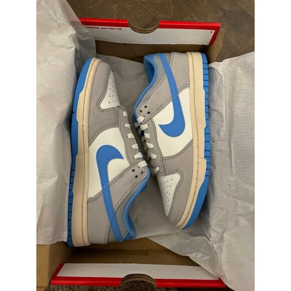 Nike Shoes - Nike dunk low sail / university blue 8W 6.5M